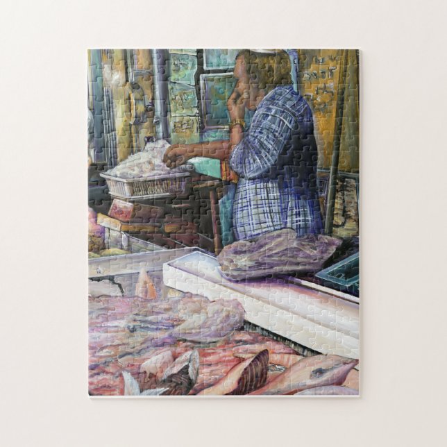 Menschen der Wüste, Geschenke des Meeres, Jerusale Puzzle (Vertikal)