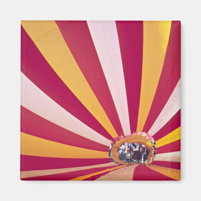 Menschen, die einen Heißluftballon, Fort Collins, Magnet (Vorne)