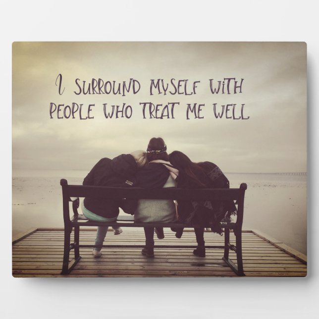 Menschen, die mich gut Leckerei haben Fotoplatte (Vorderseite)