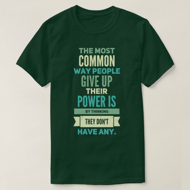 Menschen, die positive Motivation fördern T-Shirt (Design vorne)