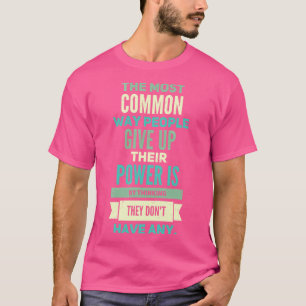 Menschen, die positive Motivation fördern T-Shirt