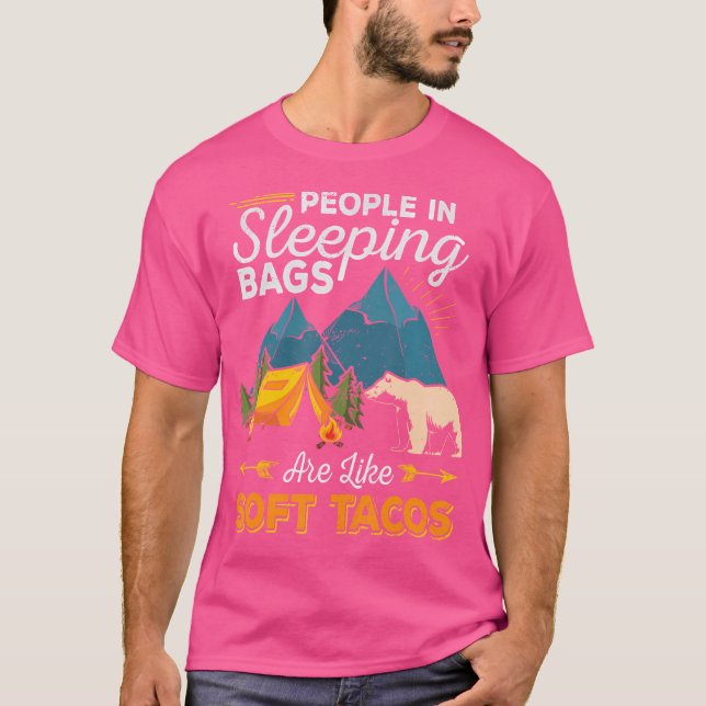 Menschen, die schlafen, sind wie weiches Tacos-Shi T-Shirt (Vorderseite)