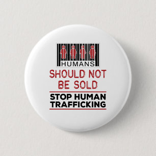 Menschen dürfen Menschenhandel nicht unterbinden Button