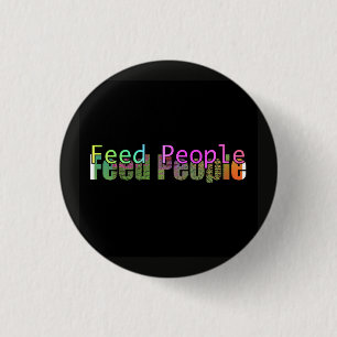 Menschen ernähren button