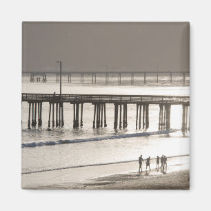 Menschen genießen Avila Beach Magnet