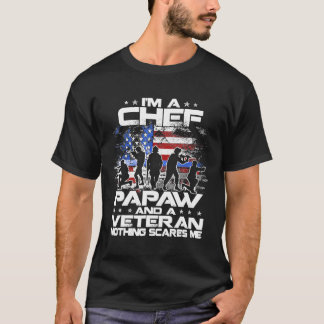 Menschen Ich Bin Ein Koch Ein Papaw Und Ein Vetera T-Shirt