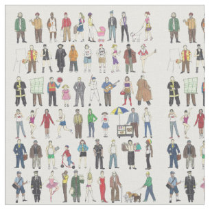 Menschen im New Yorker New Yorker City Folks Citiz Stoff