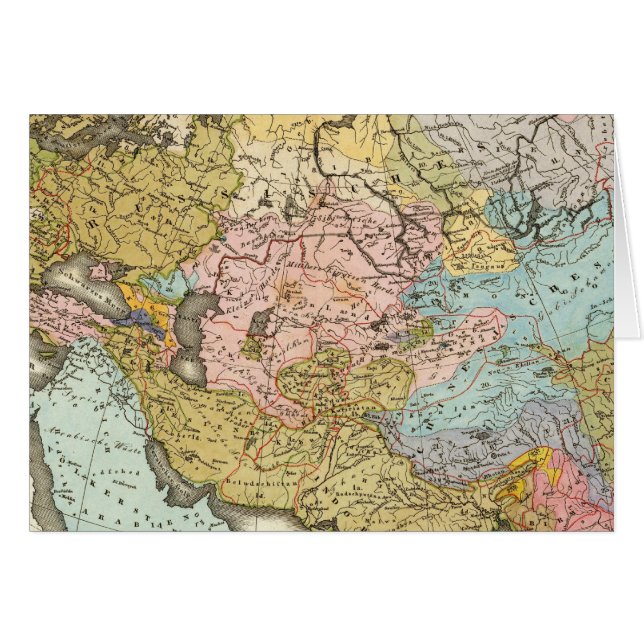 Menschen in Asien und Europa (Vorderseite (Horizontal))