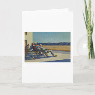 Menschen in der Sonne - Edward Hopper Karte