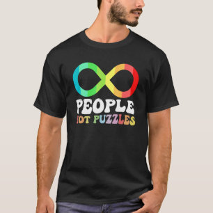 Menschen Keine Rätsel Autismus-Bewusstsein Neurodi T-Shirt