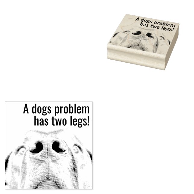 Menschen könnten Probleme sein, die sich selbst er Gummistempel (Stempel)