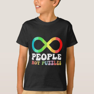 Menschen nicht rätseln Autismus Bewusstsein Neurov T-Shirt