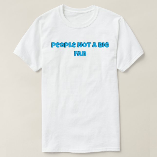 Menschen ohne großen Lüfter T-Shirt (Design vorne)
