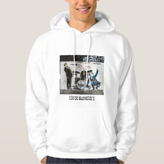 Menschen Power genannt "White Hoodie" Hoodie