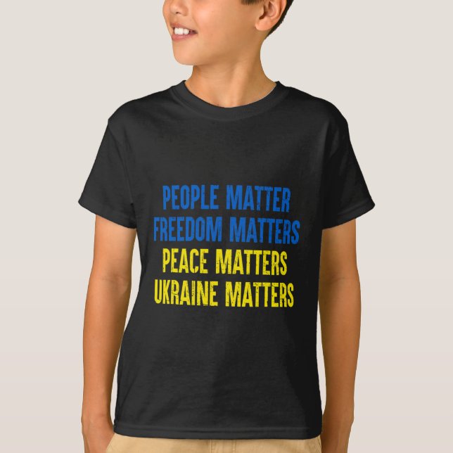 Menschen Problem Freiheitsprobleme Friedensproblem T-Shirt (Vorderseite)