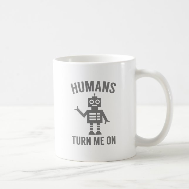 Menschen schalten mich an kaffeetasse (Rechts)