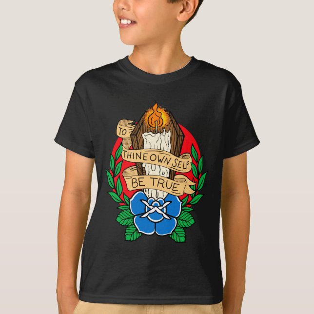 Menschen, sei dir selbst treue Sucht Recovery T-Shirt (Vorderseite)