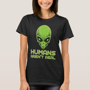 Menschen sind nicht wirklich farbenfrohe Alien Hea T-Shirt