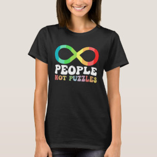 Menschen statt Puzzles Autismus-Bewusstsein Neurod T-Shirt