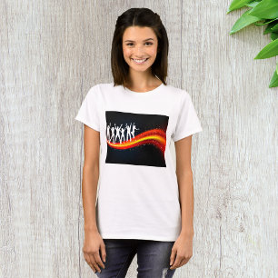 Menschen tanzen Silhouetten T - Shirt Frauen