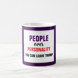 Menschen über Persönlichkeit, die man Trump Verlas Kaffeetasse