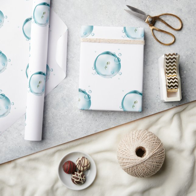 Menschen umherziehen geschenkpapier (Kunsthandwerk)