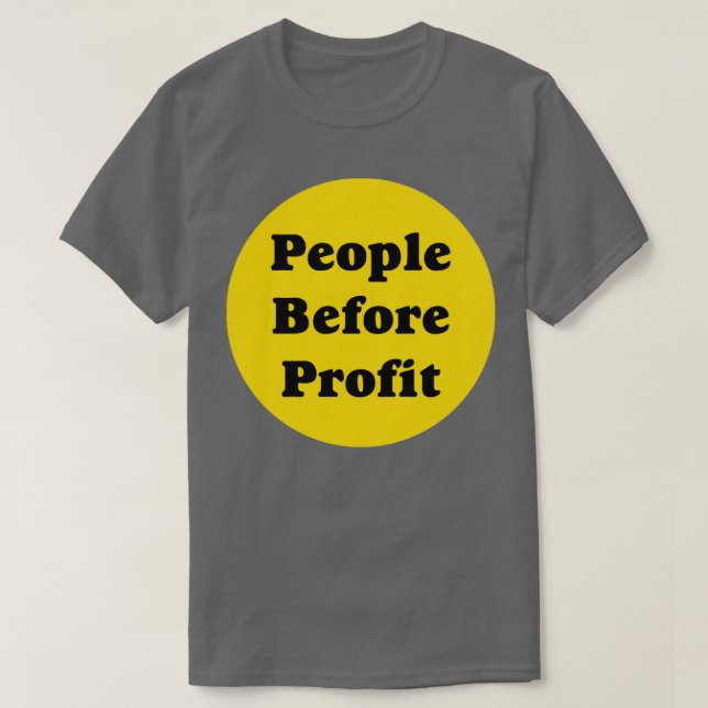 Menschen vor Gewinn T-Shirt (Design vorne)