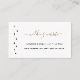 Menschen werden auf der Website für Hochzeiten von Begleitkarte