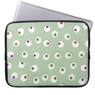 Menschenaugen Halloween Cartoon Laptopschutzhülle
