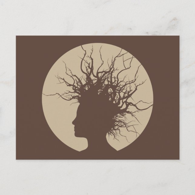 Menschenbaum Postkarte (Vorderseite)