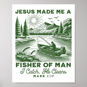 Menschenfischer Markus 117 Christliche Schrift Jes Poster