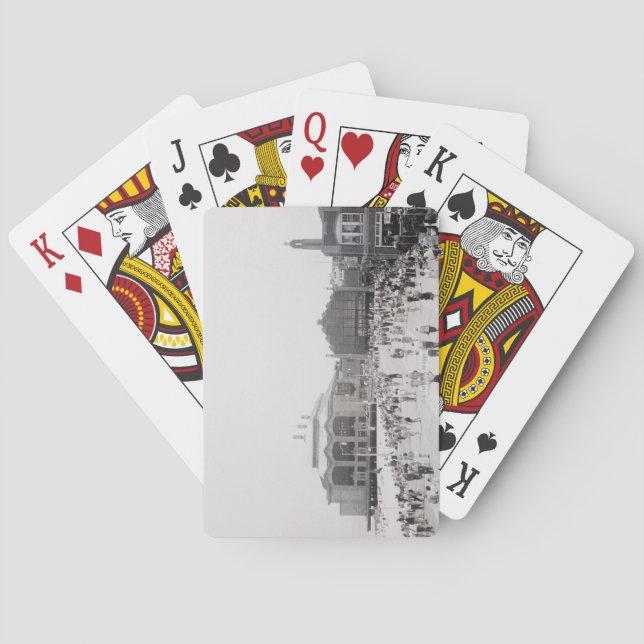 Menschenmenge Spielkarten (Rückseite)