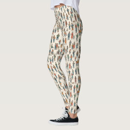 Menschenmuster Leggings