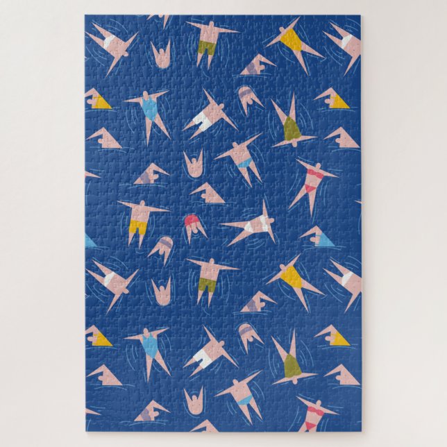 Menschenmuster Puzzle (Vertikal)