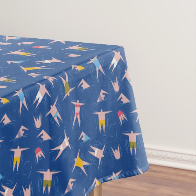 Menschenmuster Tischdecke (Beispiel)