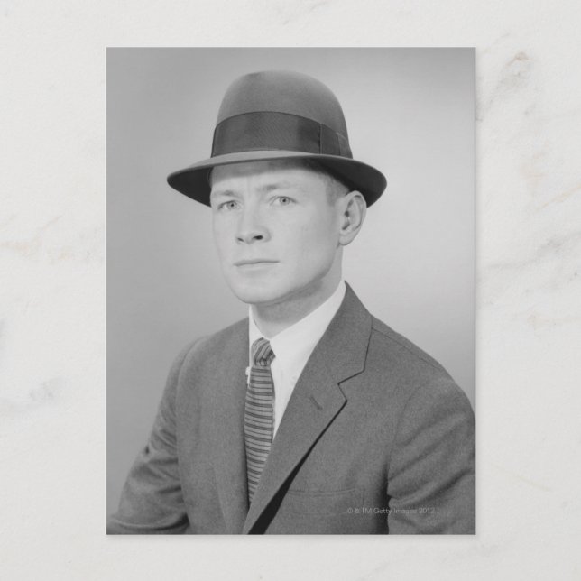 Menschenportrait Postkarte (Vorderseite)