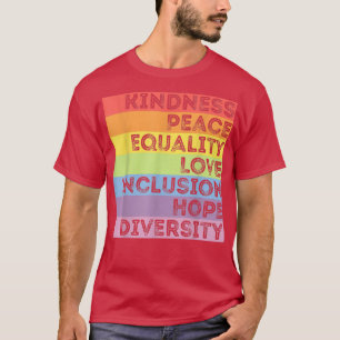 Menschenrechte, Kindheit Frieden Liebe Gleichstell T-Shirt