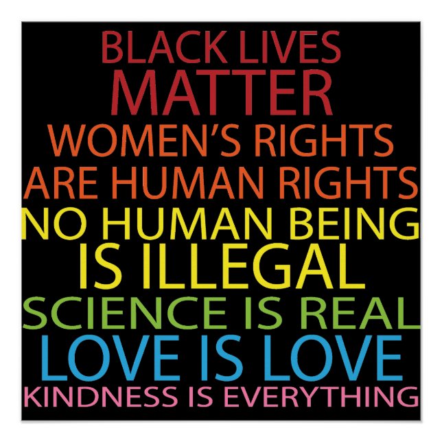 Menschenrechte Poster (Vorderseite)