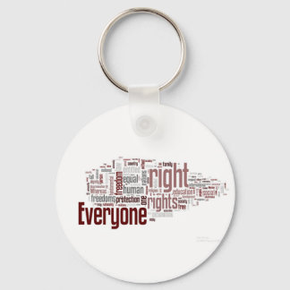 Menschenrechte Schlüsselanhänger