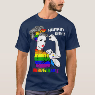 Menschenrechte Unverletzlicher Schuldtitel Monat 2 T-Shirt
