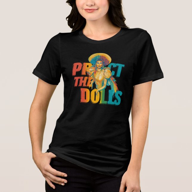 Menschenrechts-Shirt Gleichstellung der Geschlecht Tri-Blend Shirt (Vorderseite)