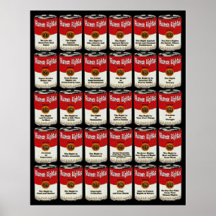 Menschenrechtspenster Poster