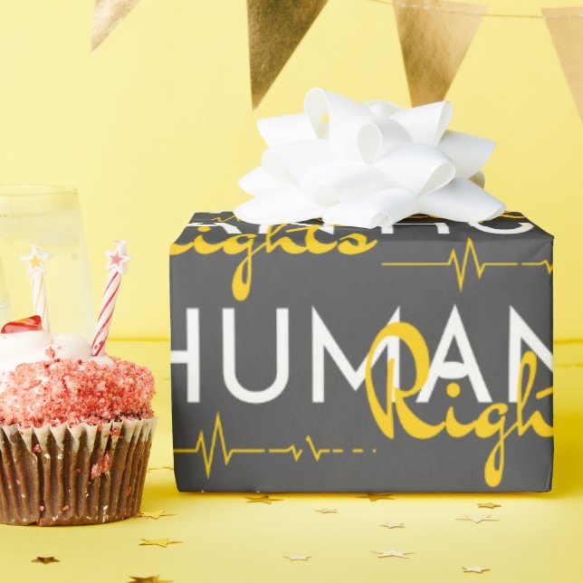 Menschenrechtspflege Geschenkpapier (Geburtstagsparty)