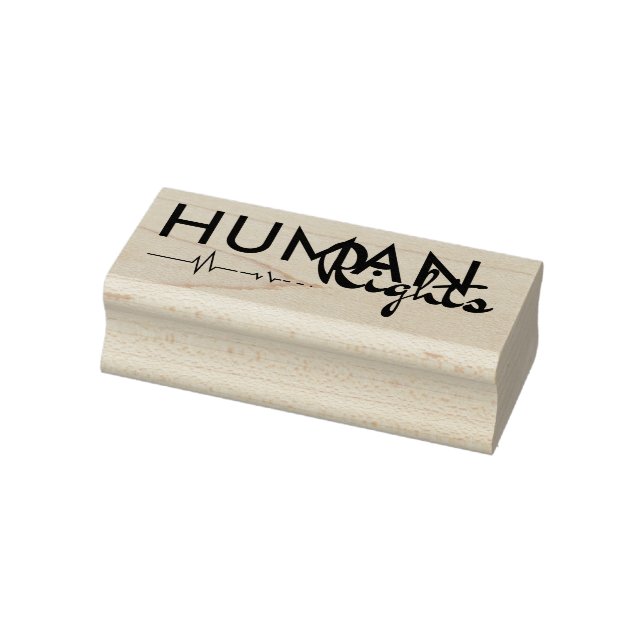 Menschenrechtspflege Gummistempel (Stempel)