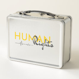 Menschenrechtspflege Metall Brotdose