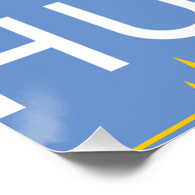 Menschenrechtspflege Poster (Ecke)