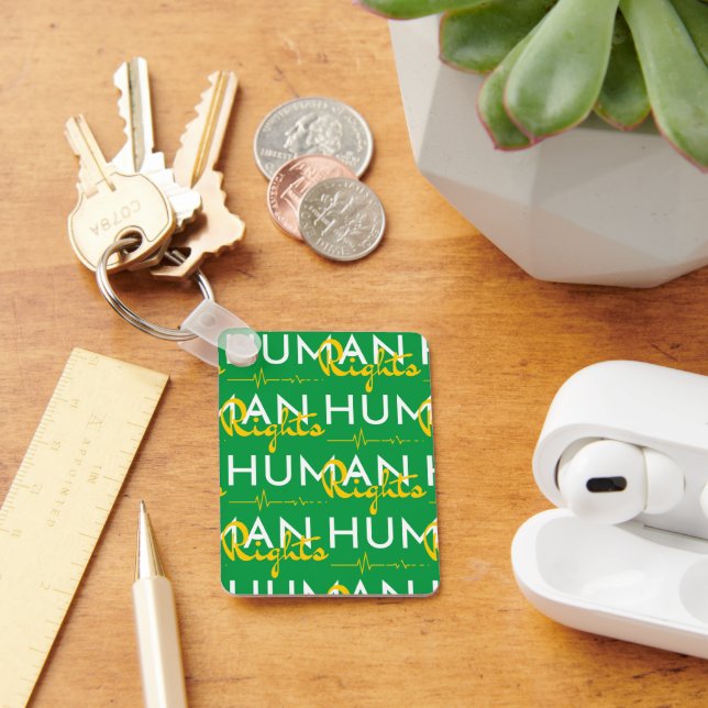 Menschenrechtspflege Schlüsselanhänger (Schreibtisch)