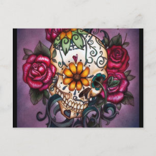 Menschenschädel Postkarte