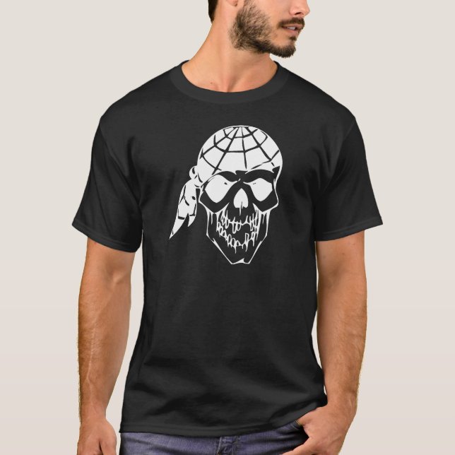 Menschenschädel T-Shirt (Vorderseite)