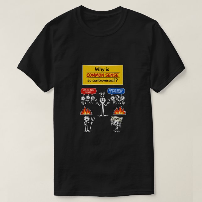 Menschenverstand (4b) T-Shirt (Design vorne)